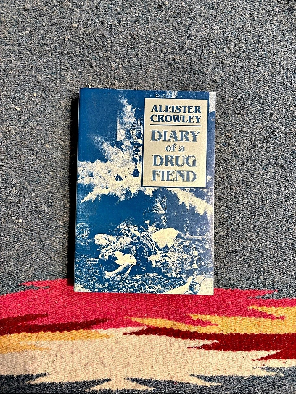Weiser Books Diary of a Drug Fiend Paperback Blue & White